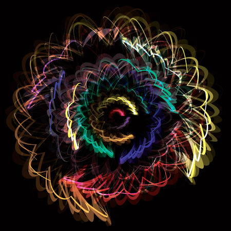 Blurry abstract transparency flower background.のイラスト素材