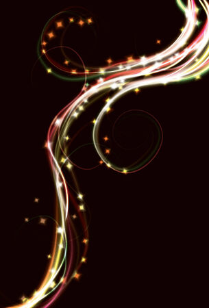 Blurry abstract orange light effect backgroundのイラスト素材