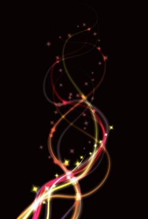 Blurry abstract orange light effect background.のイラスト素材