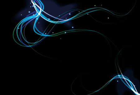 Blurry abstract blue light effect backgroundのイラスト素材
