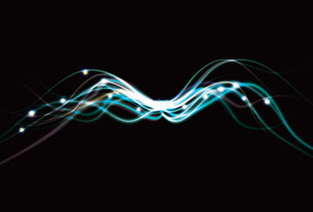 Blurry abstract blue light effect background. eps10 with transparency