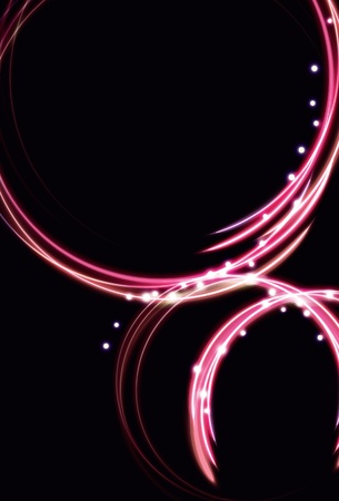 Blurry abstract light effect circle backgroundのイラスト素材