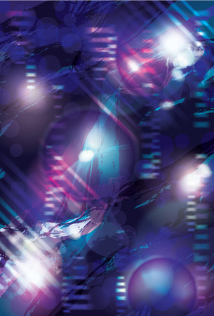 Dark abstract purple techno background designのイラスト素材