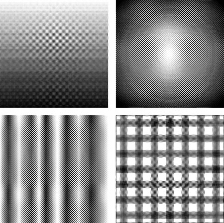 Set of Screentone patterns for Manga or Comic Bookのイラスト素材