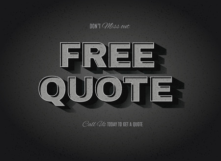Vintage movie or retro cinema text effect advertising vector free quote signのイラスト素材