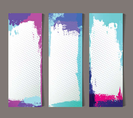 Set of abstract bannersのイラスト素材