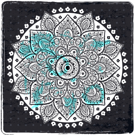 Beautiful vintage ornament can be used as a greeting cardのイラスト素材