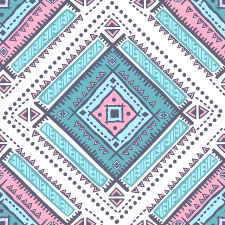 Tribal vintage ethnic pattern seamless illustration for your businessのイラスト素材