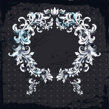 Beautiful vintage ornamentのイラスト素材