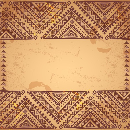 Tribal vintage ethnic background for your businessのイラスト素材