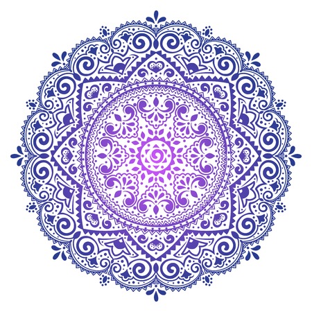 Beautiful Indian floral ornament for your businessのイラスト素材
