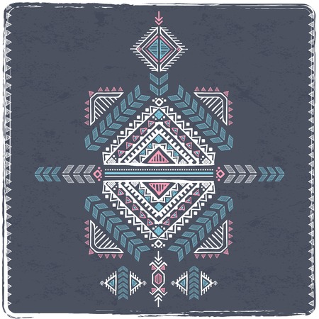 Tribal vintage ethnic backgroundのイラスト素材