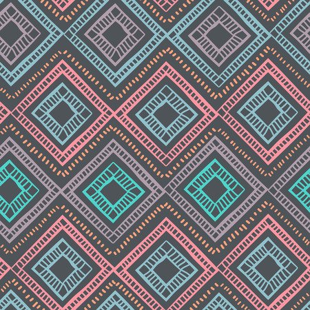 Tribal vintage ethnic seamless のイラスト素材