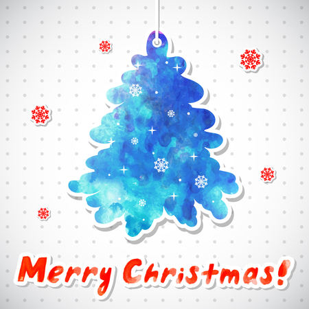 Christmas vector illustration can be used as a greeting cardのイラスト素材