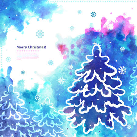 Christmas vector illustration can be used as a greeting cardのイラスト素材