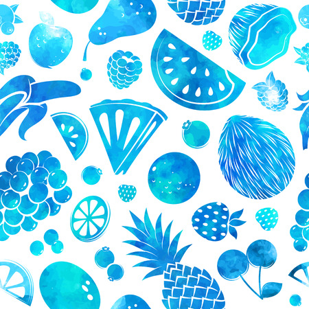 Hand drawn vintage fruit seamless for your businessのイラスト素材