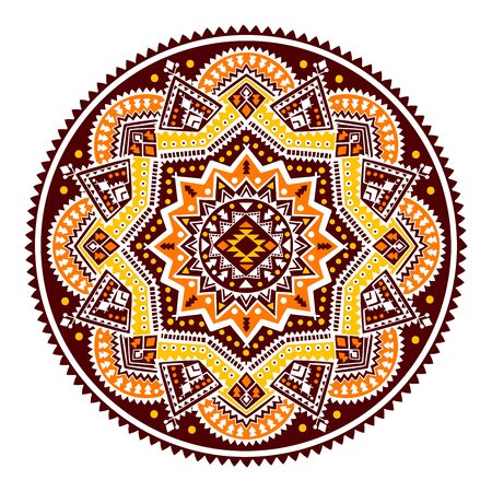 Beautiful Indian floral ornament can be used as a greeting cardのイラスト素材