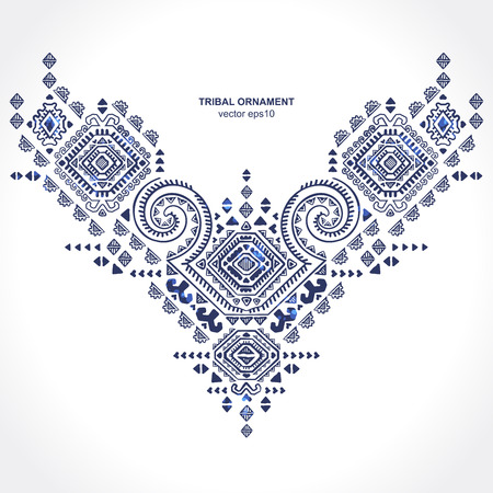 Tribal vector ethnic Mexican and African ornamentのイラスト素材