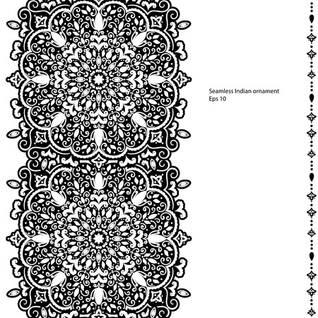 Mexican and African Vector Tribal ethnic ornamentのイラスト素材