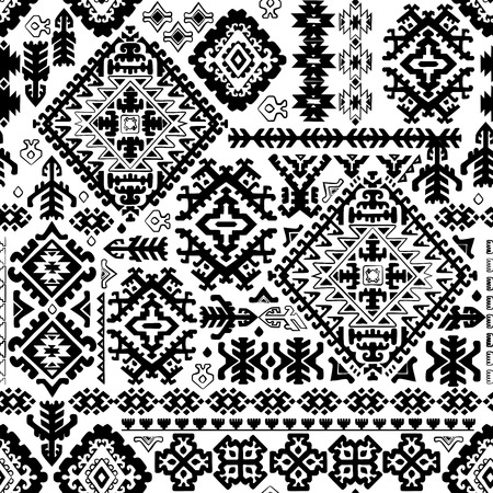 Bohemian Indian Mandala print. Vintage Henna tattoo styleの写真素材