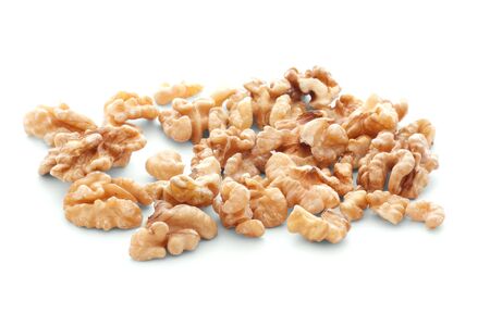 Walnut isolated on a white backgroundの写真素材