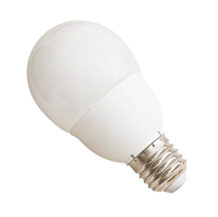 Light Bulb isolated on white backgroundの写真素材