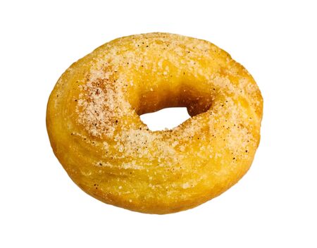 Donut isolated on white backgroundの写真素材