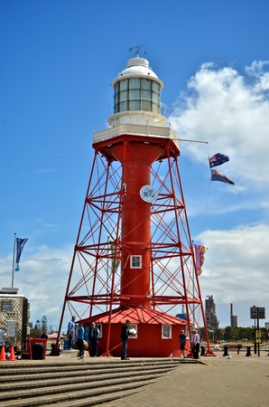 Lighthouse at Port Adelaide, South Australia のeditorial素材