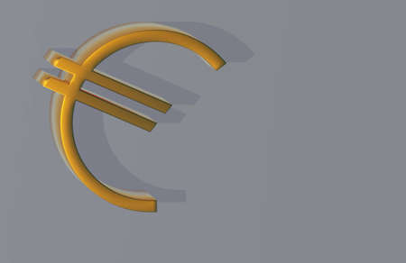 euro 3d symbolの写真素材