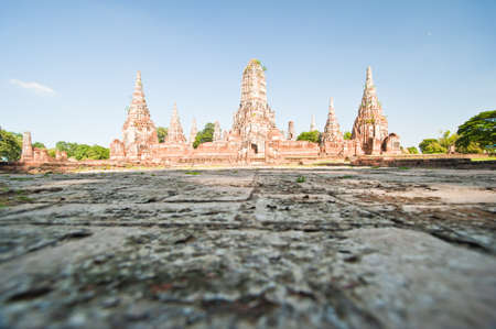 Wat Chaiwattanaram Temple, Ayutthaya, Thailand の写真素材