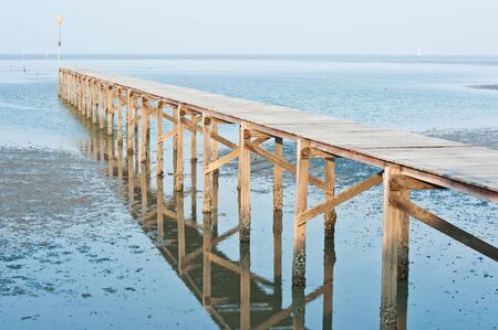 Old Wooden Pier の写真素材