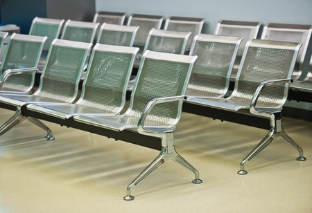 silver steel chair のeditorial素材