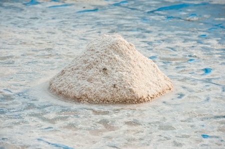 sea salt pile up の写真素材