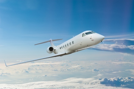 Plane in the sky