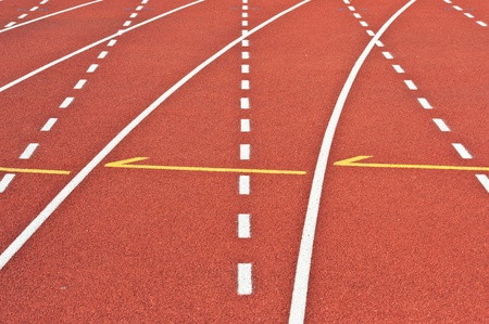 Running track for athletes