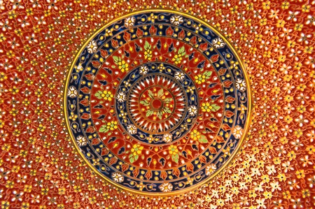 Texture of ceramic dish