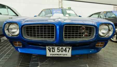BANGKOK - JUNE 24: Firebird Transam Custom (1973) on display at The 36th Bangkok Vintage Car Concours on June 24, 2012 in Bangkok, Thailand.のeditorial素材