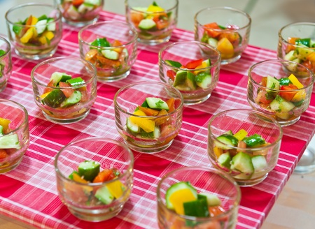 Appetizer of vegetable