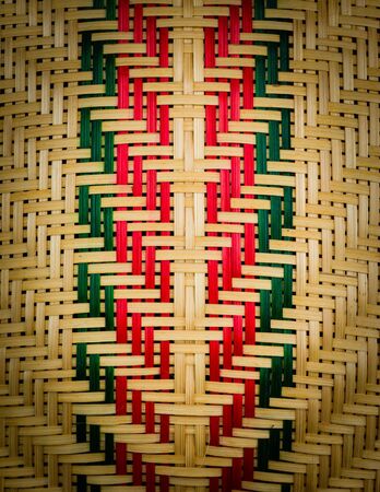 Texture of bamboo weave