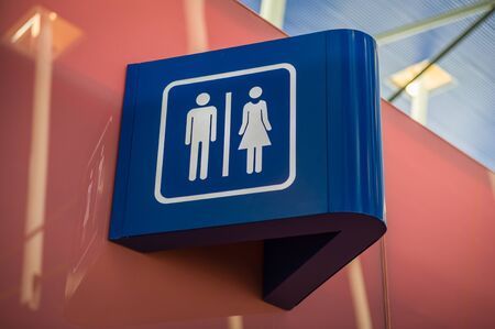 Restroom sign