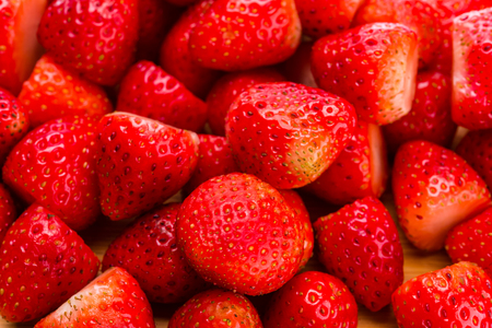 Fresh Strawberry Backgroundの写真素材