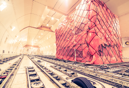 air cargo freighter - retro vintage filter effectのeditorial素材