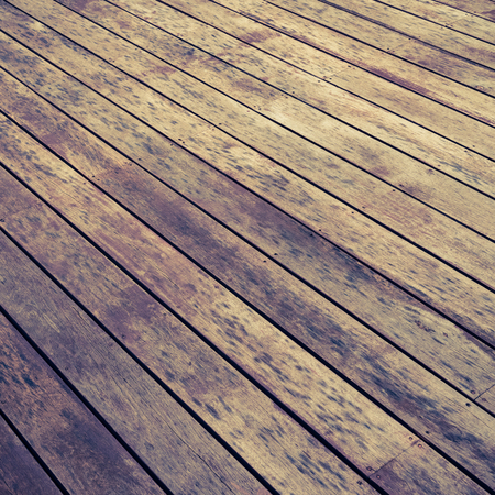 Abstract Background Wooden Floor - retro vintage filter effectの写真素材
