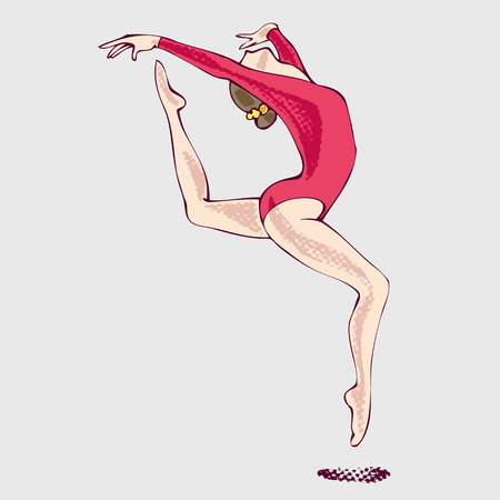 calisthenics athletのイラスト素材