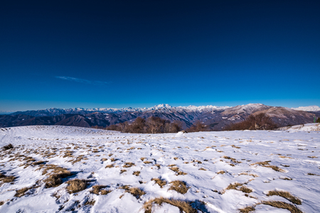 Landscape at Mottarone, Stresa, Piedmont, Italyの写真素材