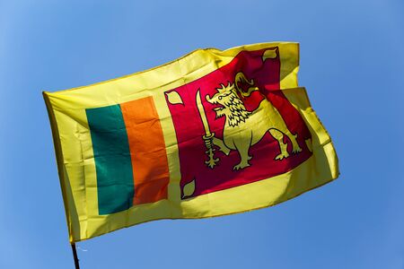 national, Flag Sri Lankaの写真素材