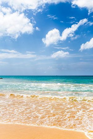 Beautiful landscape tropical beach, backgroundの写真素材