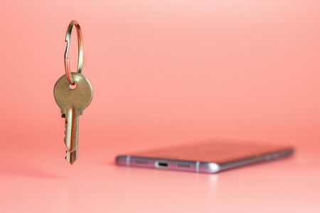 Smart phone security concept. Protection of mobile data network transfer for business and customers....