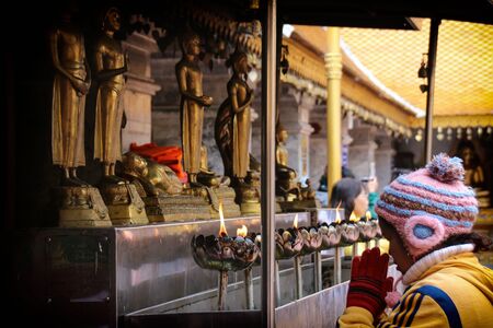 A round trip through Thailand with all its facetsの写真素材