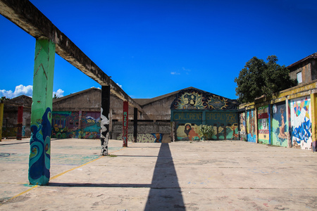 Jamaica boasts white sand beaches, famous scenic waterfalls, blue lagoons and the crystal clear Caribbean Sea. This is the capital city Kingstonのeditorial素材